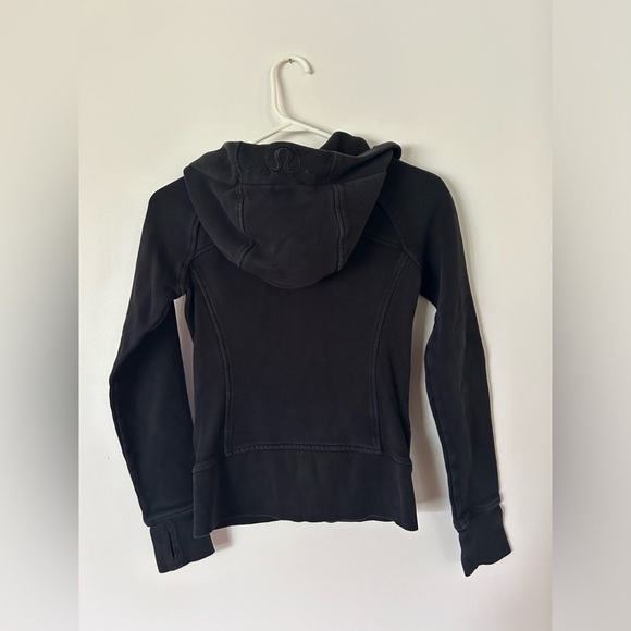 Lululemon Scuba Full-Zip Hoodie Black Size 0 2022 Version - Picture 11 of 12